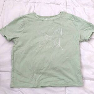 hollister cropped baby tee